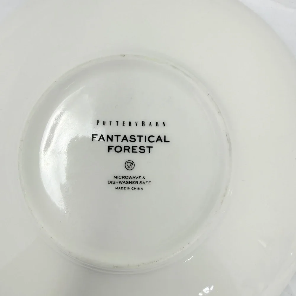 Pottery Barn Fantastical Forest Salad Plates Set of 2